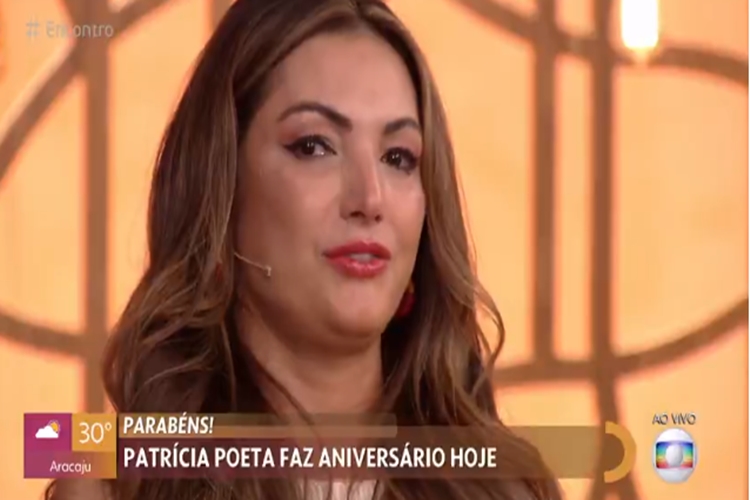 Patricia Poeta reprodução Rede Globo programa Encontro Patricia Poeta reprodução Rede Globo programa Encontro