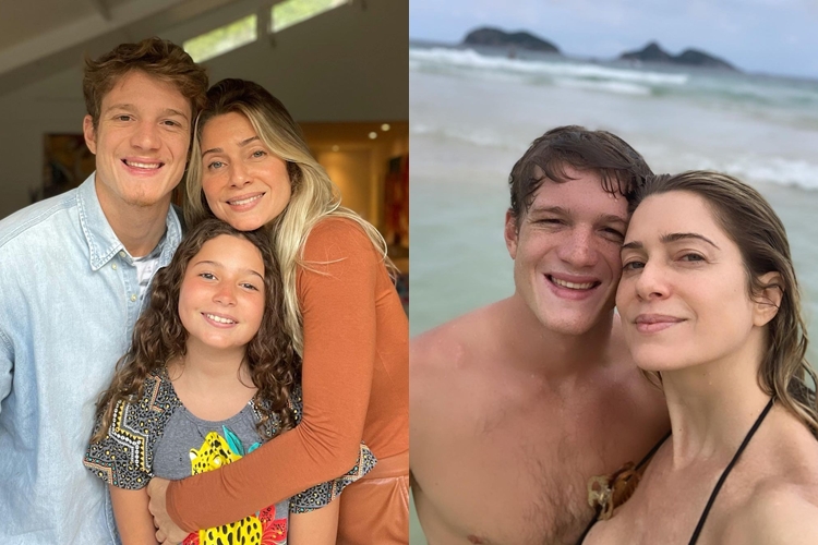Pedro Novaes e a mãe Leticia Spiller Pedro Novaes e a mãe Leticia Spiller