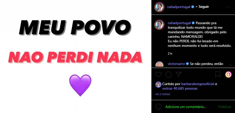 Rafael Portugal - print Instagram