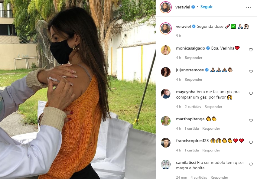 Vera Viel reprodução instagram Vera Viel reprodução instagram