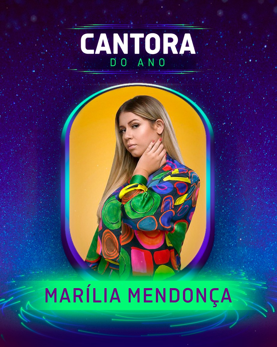 Marília Mendonça é a cantora do Ano no Prêmio Multishow 2021