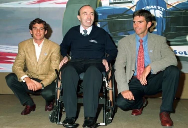 Ayrton Senna e Frank Williams