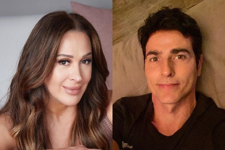 Claudia Raia e Reynaldo Gianecchini montagem Area Vip Claudia Raia e Reynaldo Gianecchini montagem Area Vip