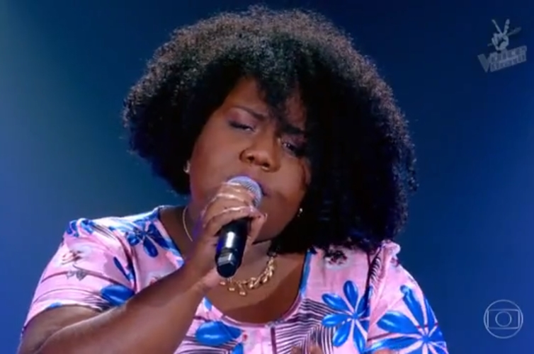 Dona Preta no The Voice Brasil Dona Preta no The Voice Brasil (Foto: Reprodução/Globo)