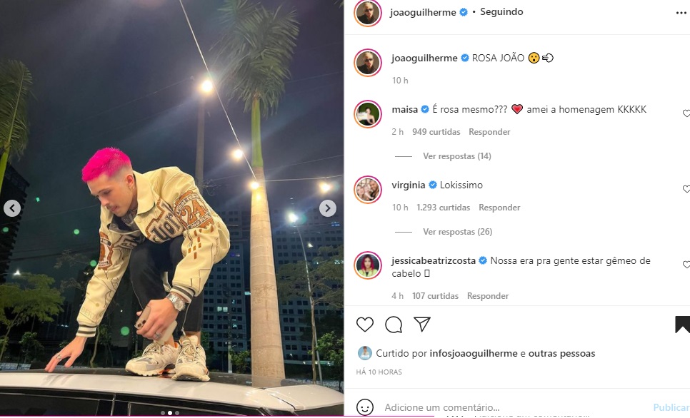 João Guilherme (Foto: Reprodução Instagram) João Guilherme (Foto: Reprodução Instagram)