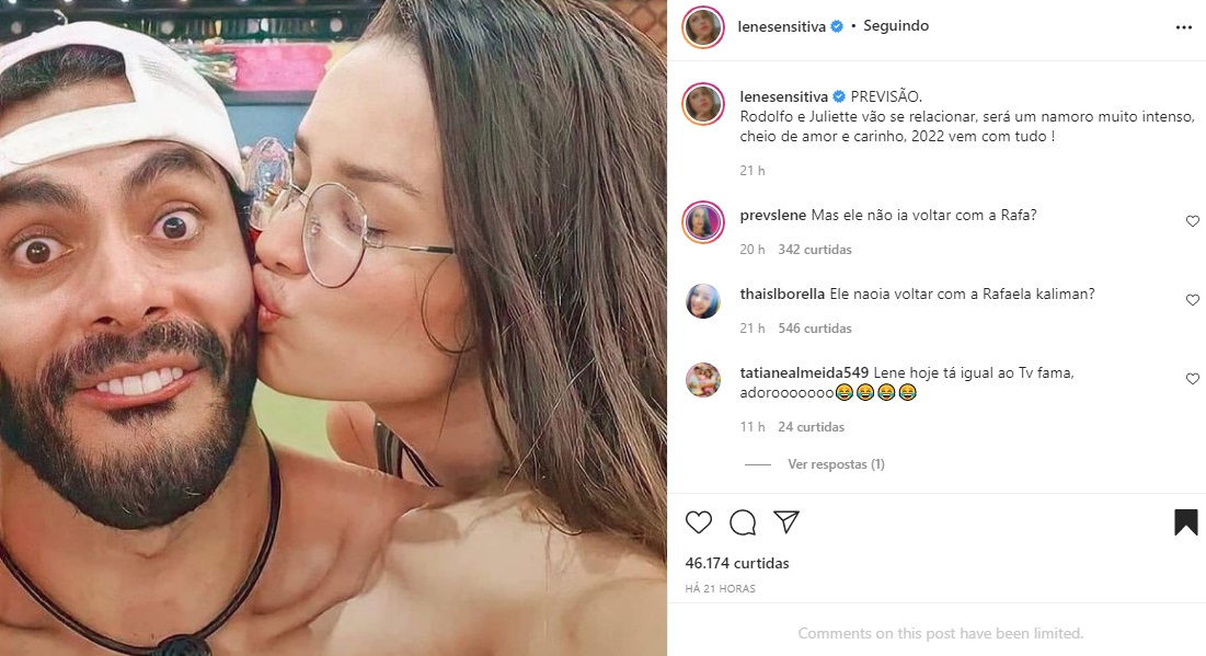 Juliette e Rodolffo (Foto: Reprodução Instagram)