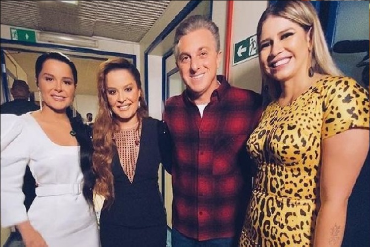 Luciano Huck, Maiara e Maraisa, Marília Mendonça (Foto: Reprodução Instagram)