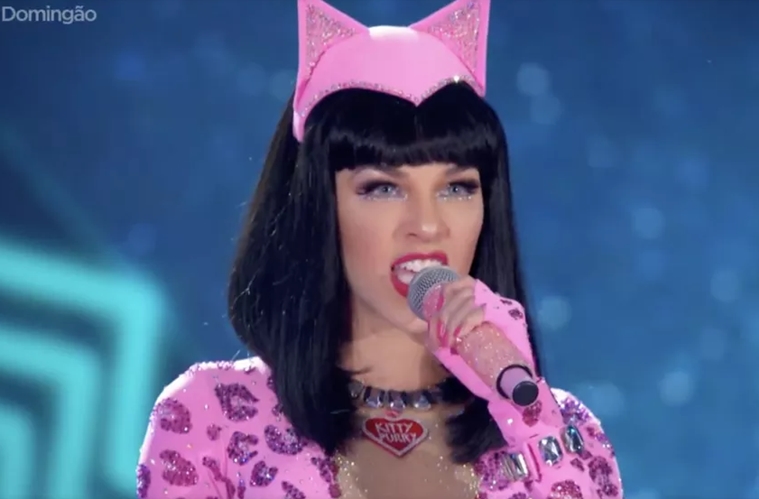 Mariana Rios como Katy Perry no Show dos Famosos Mariana Rios como Katy Perry no 'Show dos Famosos' — Foto: Globo
