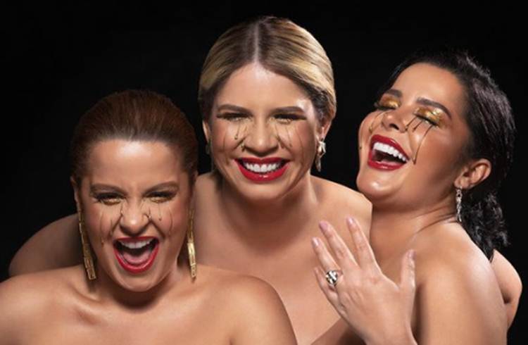 Marília Mendonça com Maiara e Maraísa - Instagram