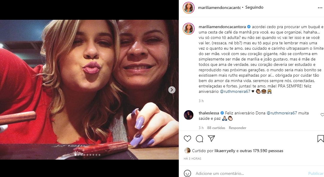 Marilia Mendonça e mãe dona Ruth reprodução Instagram.jpg 2 Marilia Mendonça e mãe dona Ruth reprodução Instagram.jpg 2