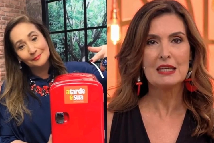 Sonia Abrão e Fátima Bernardes