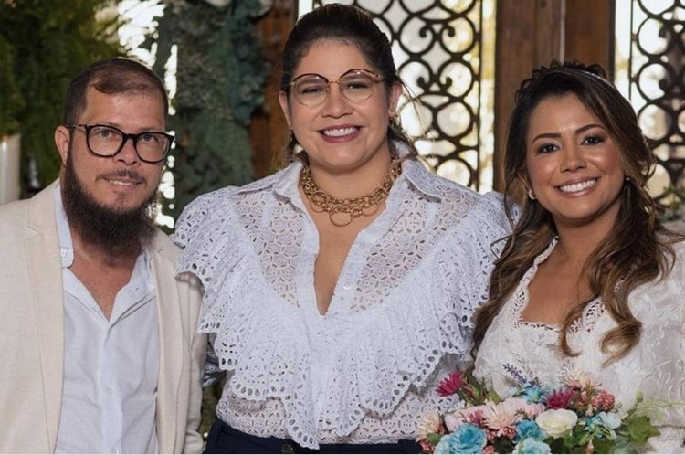 Silveira, Marília e Nayara Moura (Foto: Reprodução/Instagram)