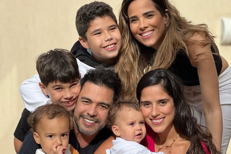 Zezé Di Camargo reúne a família em lindo clique: “Será que estou bem?”