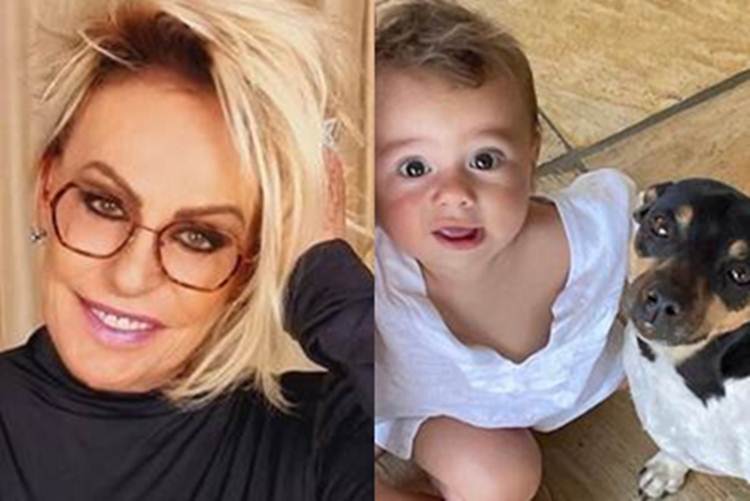 Ana Maria Braga e o neto - Instagram