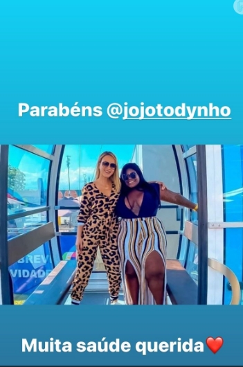 Eliana e Jojo todynho Instagram