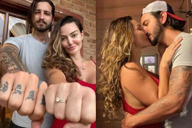 Laura Keller e o noivo 1 - Instagram