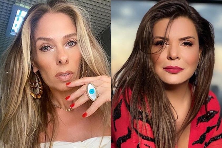 Mara Maravilha e Adriane Galisteu