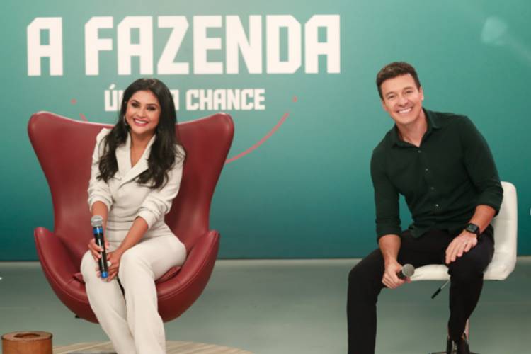 Mileide Mihaile e Rodrigo Faro Mileide Mihaile e Rodrigo Faro (Foto: RecordTV)