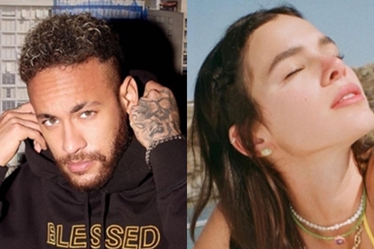 Neymar Jr. e Bruna Marquezine Instagram montagem Area Vip