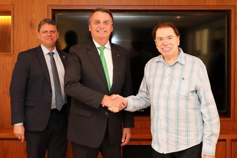 Silvio Santos e Bolsonaro