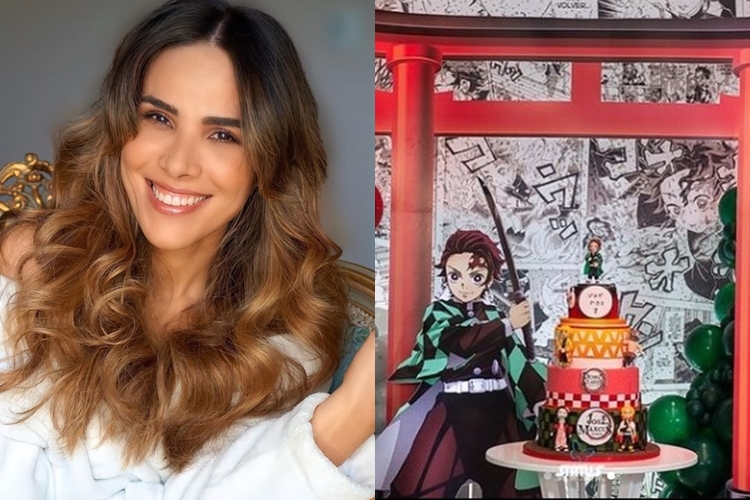 Wanessa celebrando aniversário do filho José Instagram montagem Area Vip Wanessa celebrando aniversário do filho José Instagram montagem Area Vip