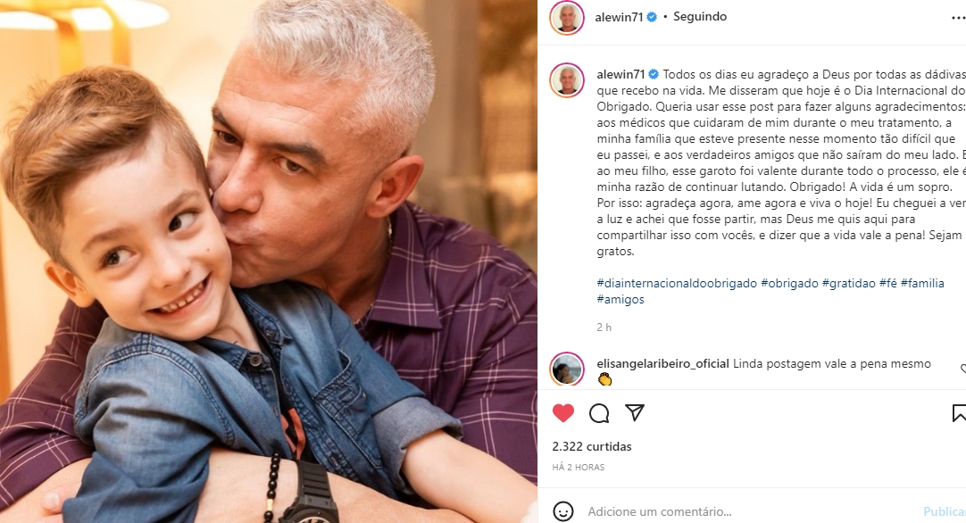 Alexandre Correa e filho Alezinho Instagram