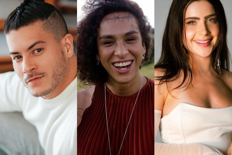 Arthur Aguiar Linn Da Quebrada e Jade Picon Arthur Aguiar Linn Da Quebrada e Jade Picon