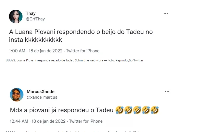 Comentário sobre Luana Piovani respondendo Tadeu Schmidit Comentário sobre Luana Piovani respondendo Tadeu Schmidit