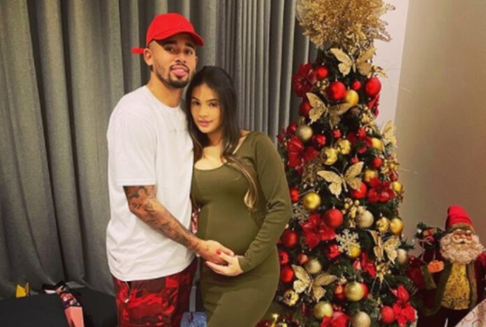 Gabriel Jesus e Raiane Lima