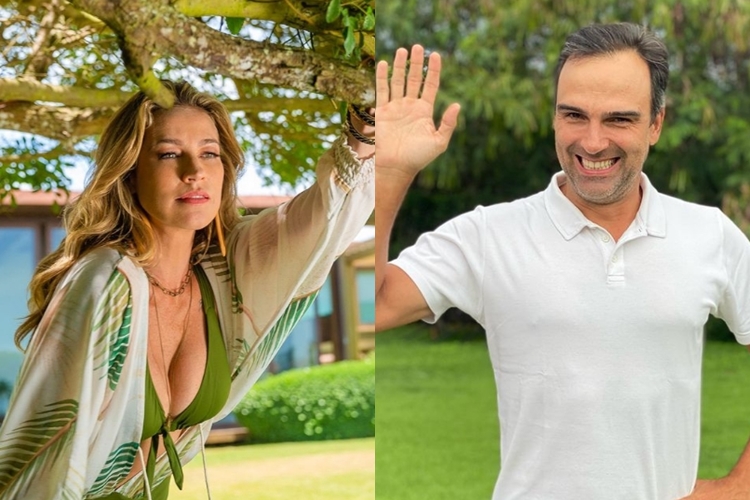 Luana Piovani e tadeu Schmidit reprodução Instagram montagem Area Vip Luana Piovani e tadeu Schmidit reprodução Instagram montagem Area Vip