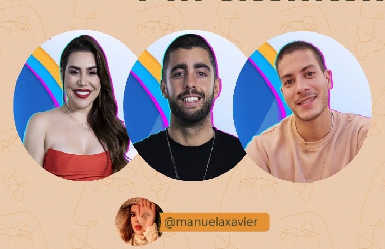 Naiara Azevedo, Pedro Scooby e Arthur Aguiar (Foto: Reprodução Instagram Manuela Xavier)