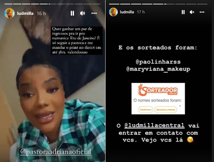 Print stories Ludmilla Print stories Ludmilla/Instagram