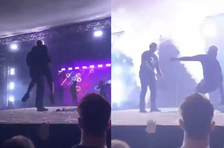 Zé Felipe - fã em show - Reprodução redes sociais