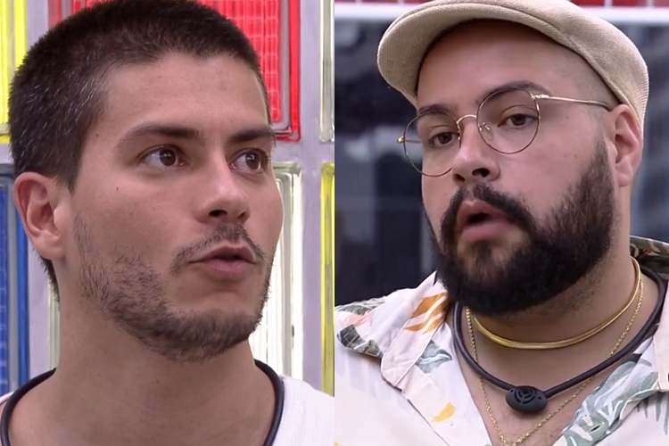Arthur Aguiar e Tiago Abravanel Arthur Aguiar e Tiago Abravanel no BBB22 (Foto/Montagem Àrea VIP/Globo)
