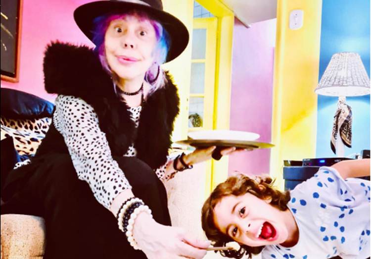 Baby do Brasil e o neto - Instagram