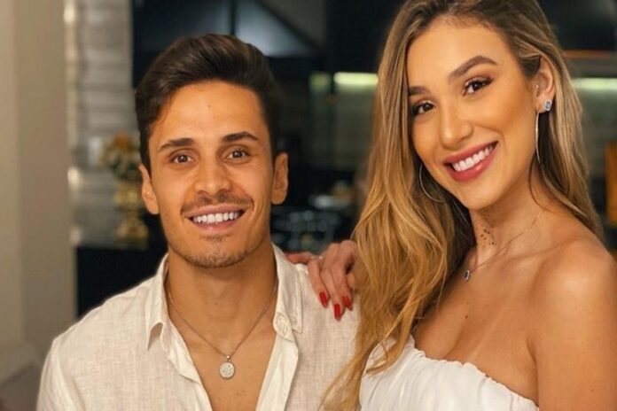 Bruna Santana e Raphael Veiga reprodução Instagram