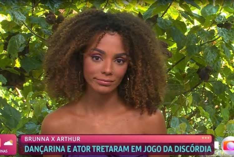 Brunna no 'Mais Você' - Foto/Globo