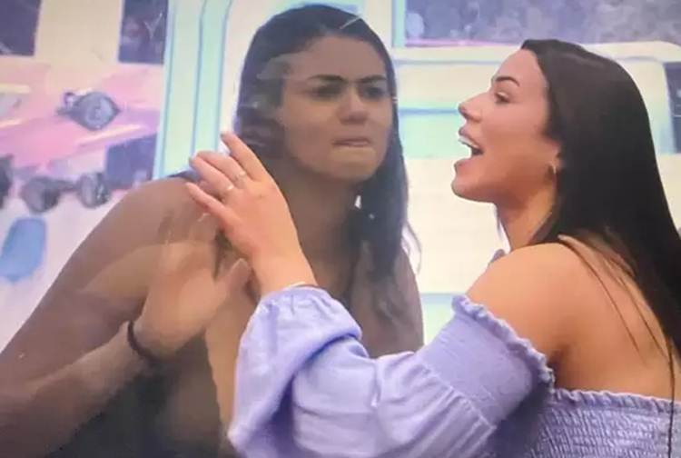 Eslovênia e Larissa - Reprodução Globoplay