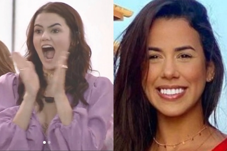 Eslovênnia e Larissa reprodução Instagram montagem Area Vip Eslovênnia e Larissa reprodução Instagram montagem Area Vip