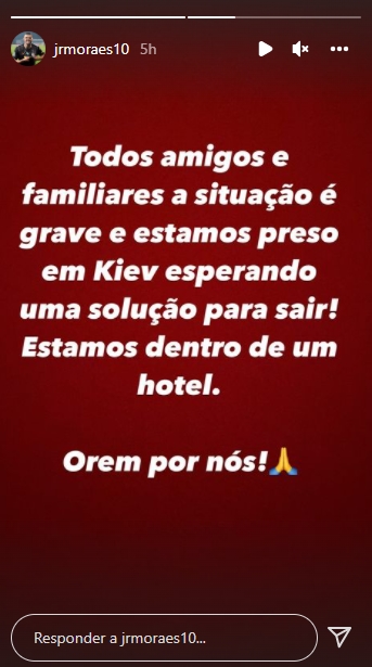 Stories de Junior - Instagram