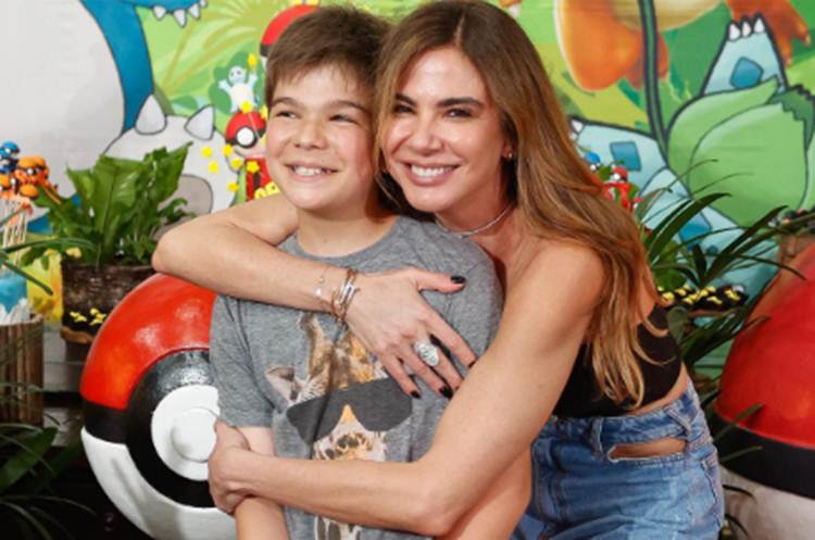 Luciana Gimenez e o filho caçula - Instagram