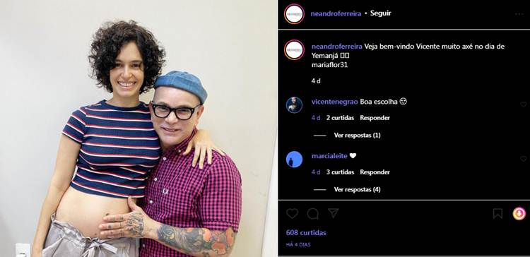 Maria Flor - Neandro Ferreira - print Instagram