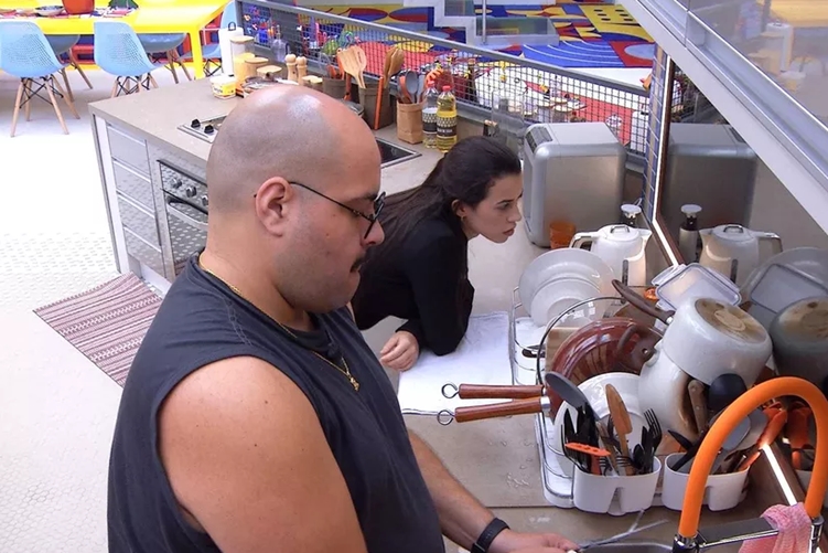 Tiago e Larissa no BBB22 Tiago e Larissa no BBB22