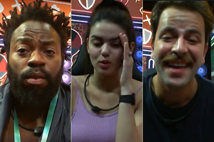 BBB22 - Douglas - Eslô - Gustavo BBB22 - Douglas - Eslô - Gustavo (Reprodução/TV Globo)