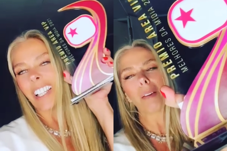 Adriane Galisteu conquista Prêmio Área VIP Adriane Galisteu conquista Prêmio Área VIP