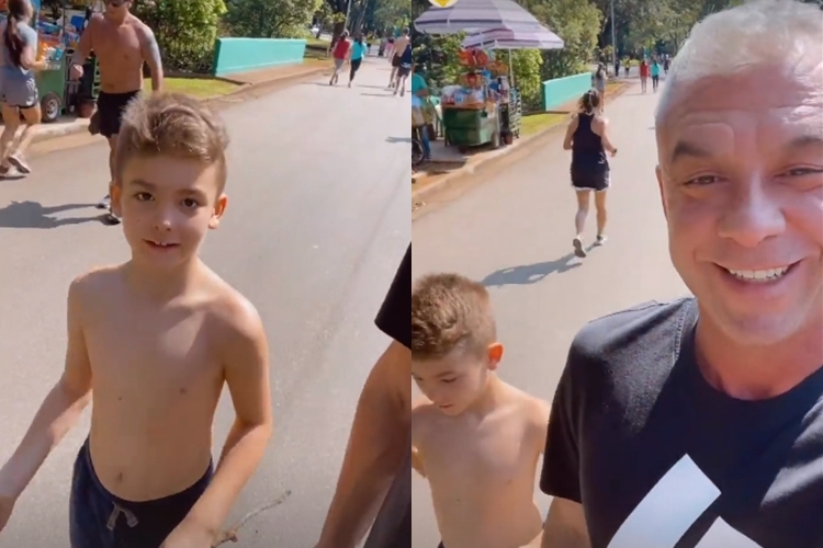 Alezinho, filho de Ana Hickmann e Alexandre Correa, faz alerta aos jovens