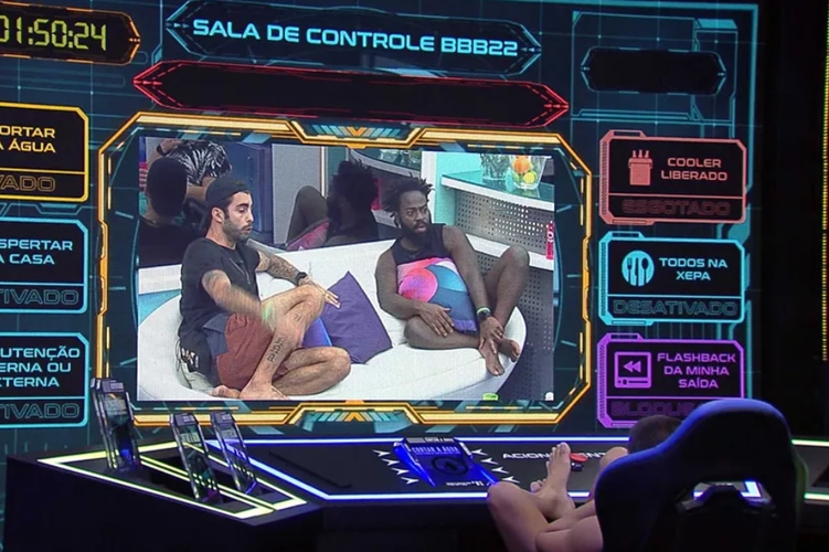 Arthur Aguiar no quarto secreto do BBB22 Arthur Aguiar no quarto secreto do BBB22