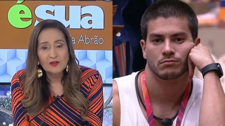 Sônia Abrão defende Arthur Aguiar e diz que ele sofre massacre: “Tudo em cima dele”