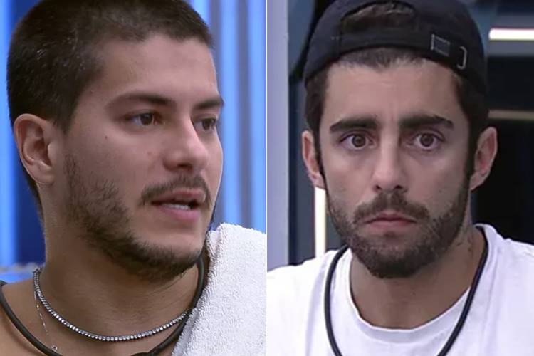 BBB22 - Arthur Aguiar e Pedro Scooby BBB22 - Arthur Aguiar e Pedro Scooby (Reprodução/TV Globo)