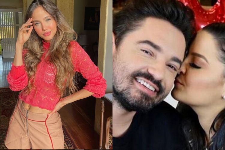 Biah Rodrigues e cantor Fernando Zor cantora Maiara reprodução instagram montagem Area Vip Biah Rodrigues e cantor Fernando Zor cantora Maiara reprodução instagram montagem Area Vip